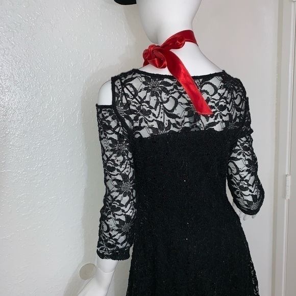 Rabbit Rabbit Rabbit Cold Shoulder Lace Dress 10​​ - Picture 8 of 8